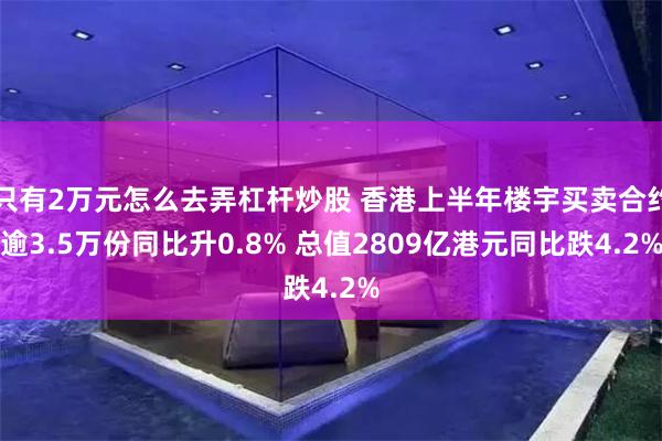 只有2万元怎么去弄杠杆炒股 香港上半年楼宇买卖合约逾3.5万份同比升0.8% 总值2809亿港元同比跌4.2%