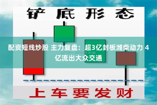 配资短线炒股 主力复盘：超3亿封板潍柴动力 4亿流出大众交通