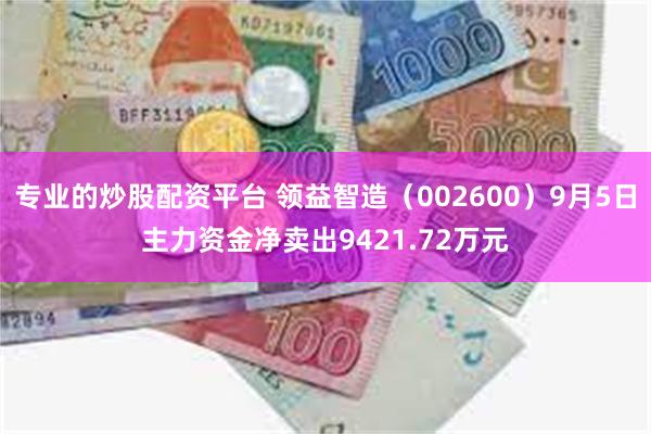 专业的炒股配资平台 领益智造（002600）9月5日主力资金净卖出9421.72万元