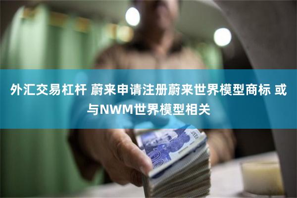 外汇交易杠杆 蔚来申请注册蔚来世界模型商标 或与NWM世界模型相关