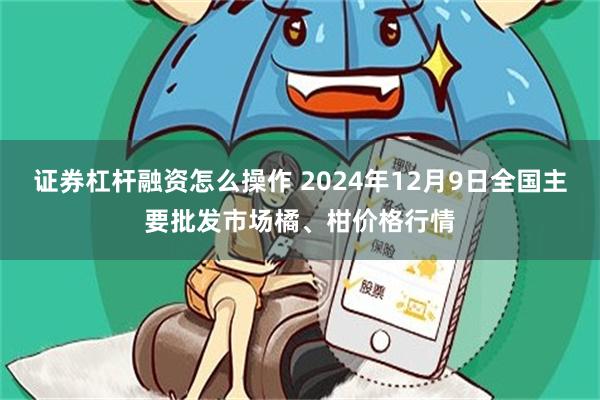 证券杠杆融资怎么操作 2024年12月9日全国主要批发市场橘、柑价格行情