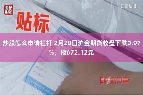 炒股怎么申请杠杆 2月28日沪金期货收盘下跌0.97%，报672.12元