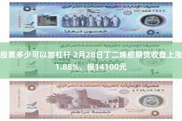 股票多少可以加杠杆 2月28日丁二烯胶期货收盘上涨1.88%，报14100元